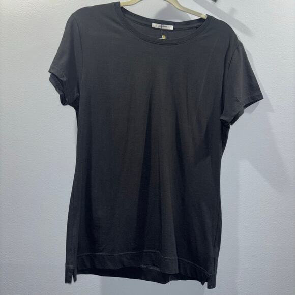Adam Lippes 100% Pima Cotton Crewneck Tee – Black – Size Large (NWT) - Picture 3 of 14